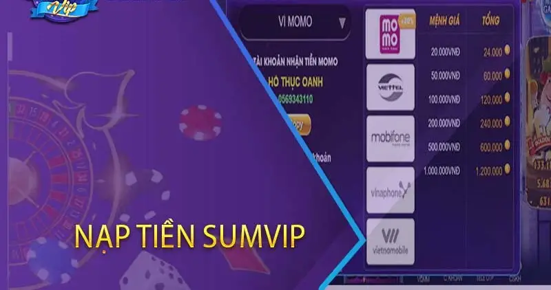 Tìm Hiểu Nạp Tiền Sumvip - Lợi Ích và Những Điều Cần Biết Khi Chơi Game